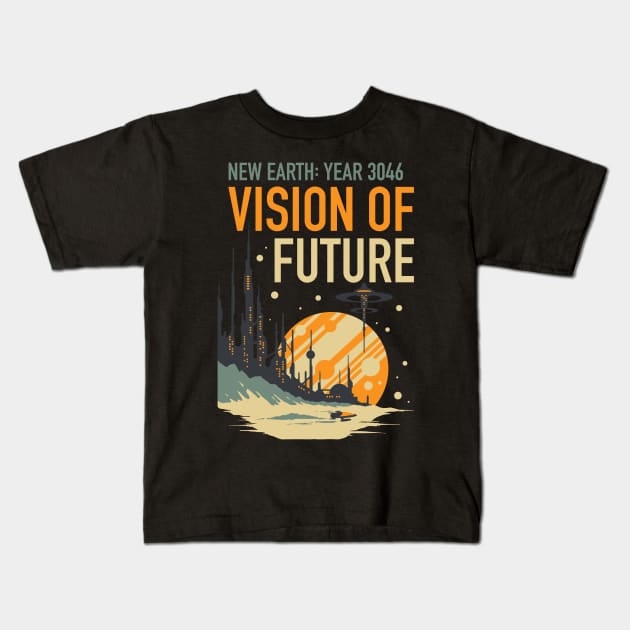 Vision of Future Kids T-Shirt by StevenToang